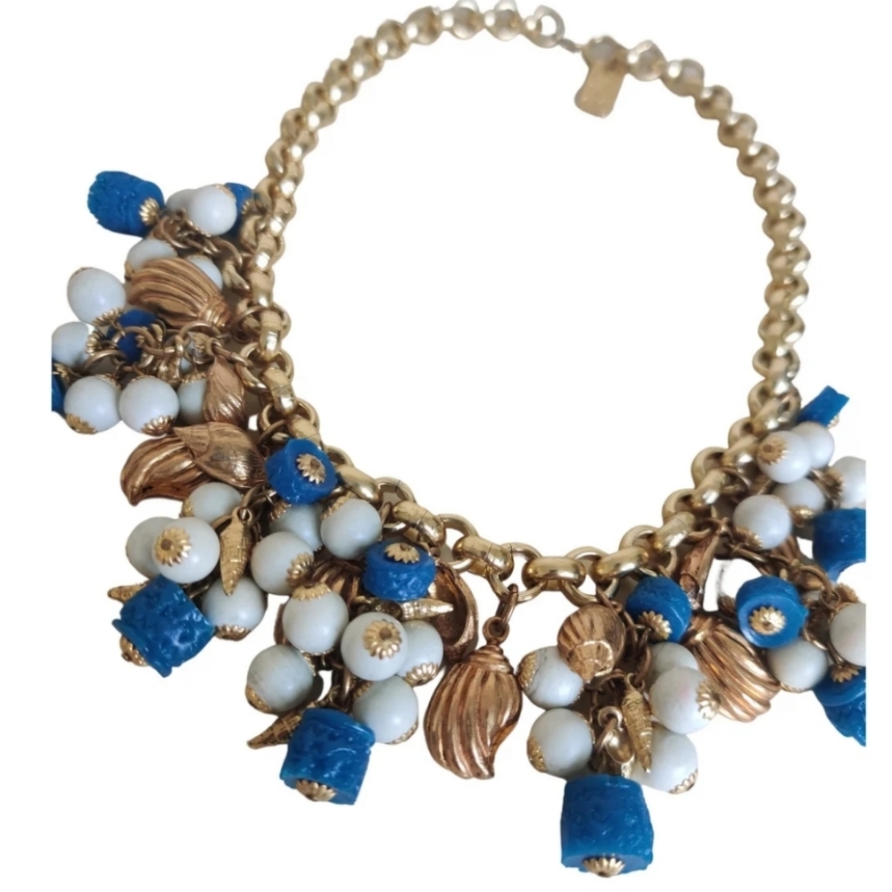 Vintage Haute Couture Jacky de G Marine Charm necklace